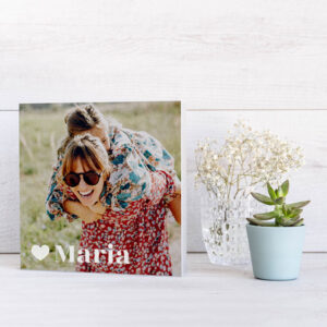 Taco de madera blanco