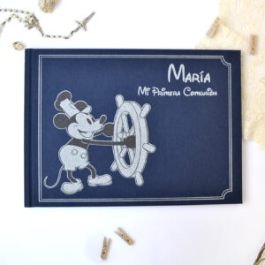 Libro de firmas Mickey Mouse retro