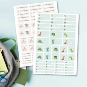 Pegatinas personalizadas infantiles