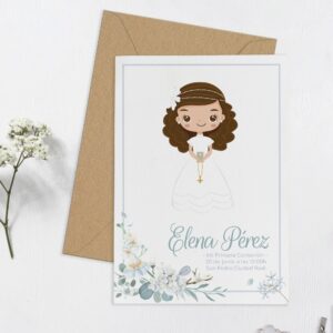 Invitación de Comunión Detalles