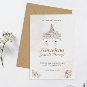 invitación de comunión