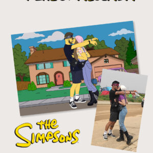 ILUSTRACION LOS SIMPSON PERSONALIZADA