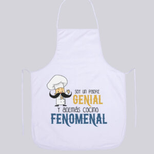delantal cocinero genial