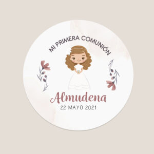 pegatina vinilo comunión coral